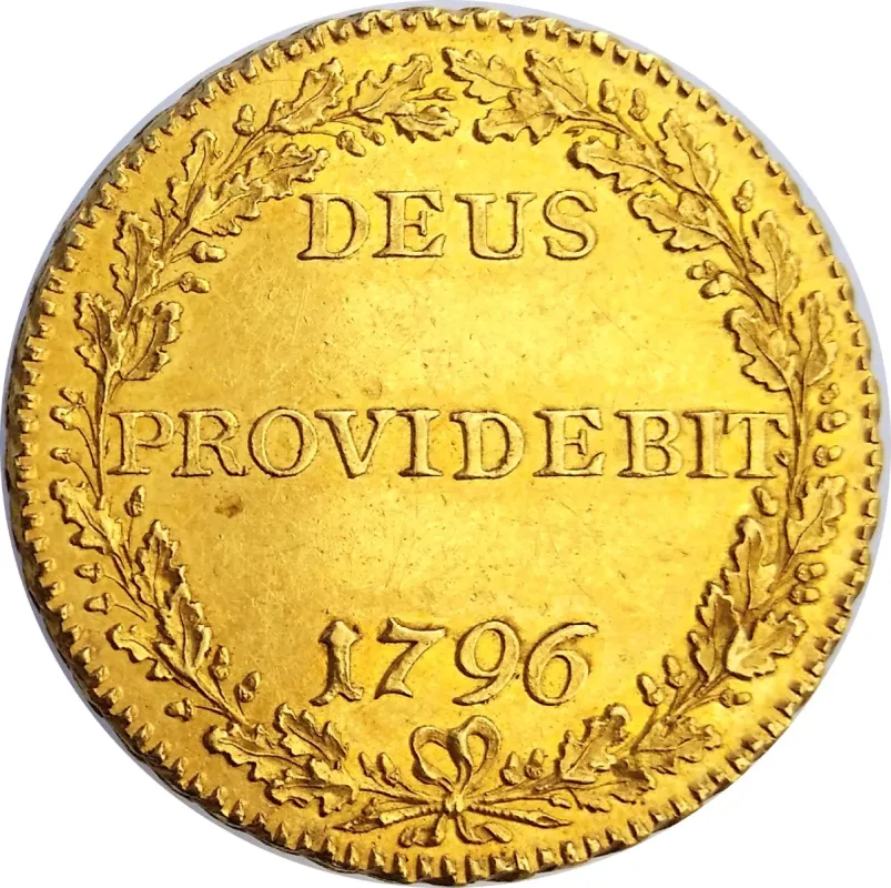 Well-preserved historical numismatic gold coin