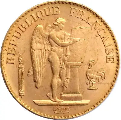 france gold angel 20 francs