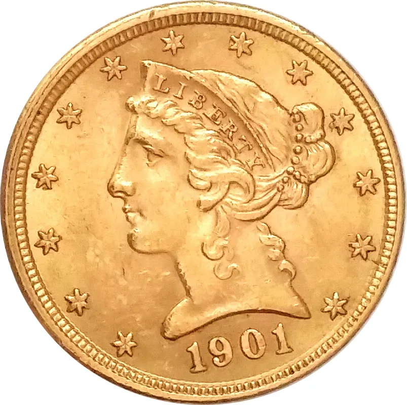 gold 5 dollar united states